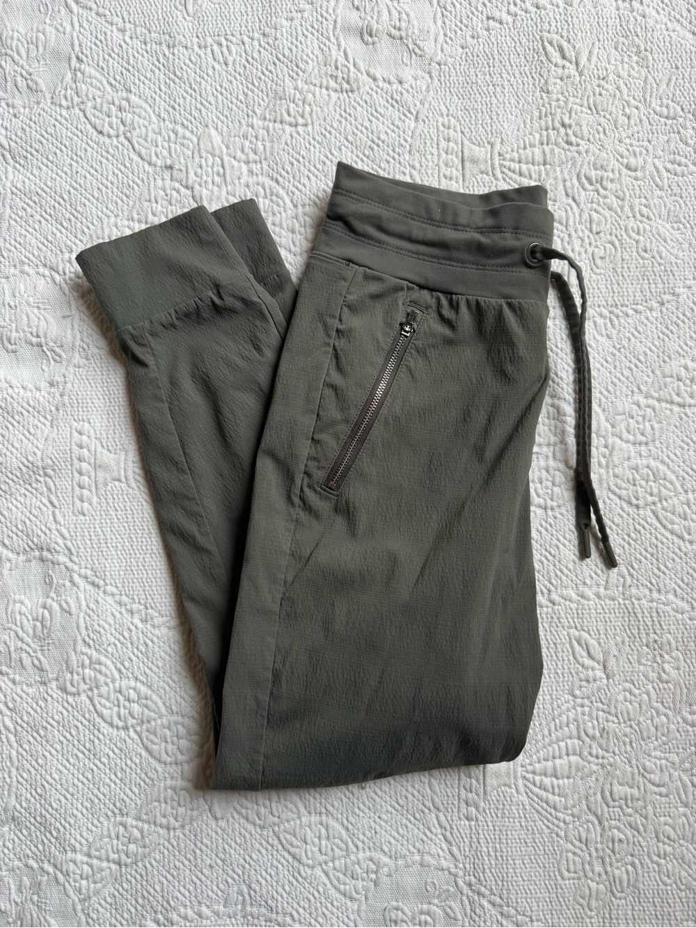 Athleta Trekkie North Jogger Olive Green